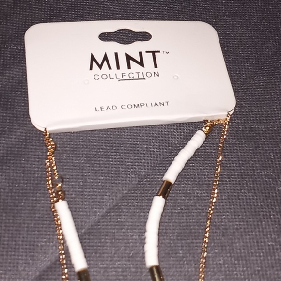 2 in 1 Evil eye and white beaded necklace - Picture 2 of 4